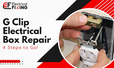 g-clip electrical box repair ace hardware|electrical outlet box repair clips.